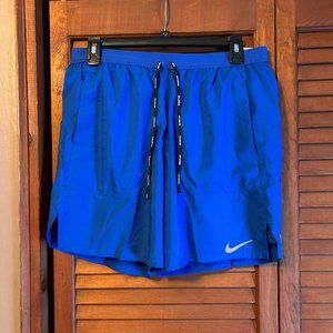 Nike Stride Men's Dri-FIT 7" 2-in-1 Royal Blue Running Shorts MENS MEDIUM **NWT*
